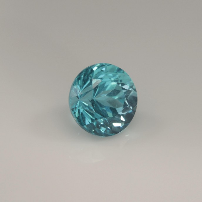 Natural Apatite 1.87 Carats Paraiba Blue Green Round 7x6 mm Loose Gemstone - Image 7
