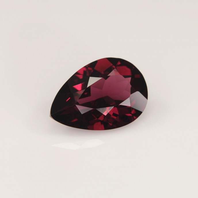 Natural Rhodolite Garnet 5.87 Carats Vivid Purplish Pink Pear 14x10 mm Loose Gemstone - Image 7