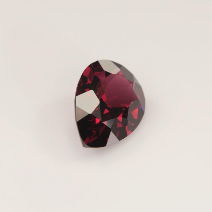 Natural Rhodolite Garnet 5.87 Carats Vivid Purplish Pink Pear 14x10 mm Loose Gemstone - Image 5