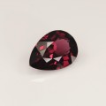 Natural Rhodolite Garnet 5.87 Carats Vivid Purplish Pink Pear 14x10 mm Loose Gemstone - Image 1