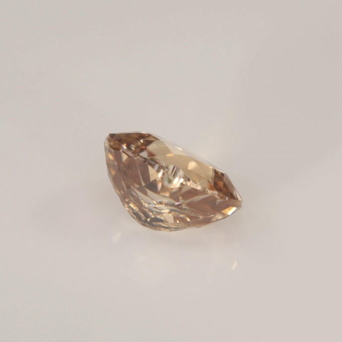 Natural Zircon 2.96 Carats Cognac Heart  9x7 mm Loose Gemstone - Image 4