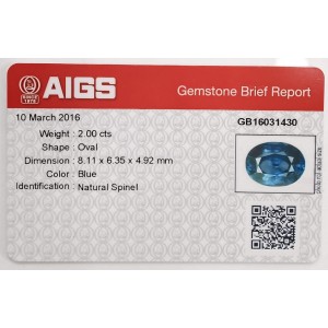 Spinel  2cts - 8x6mm