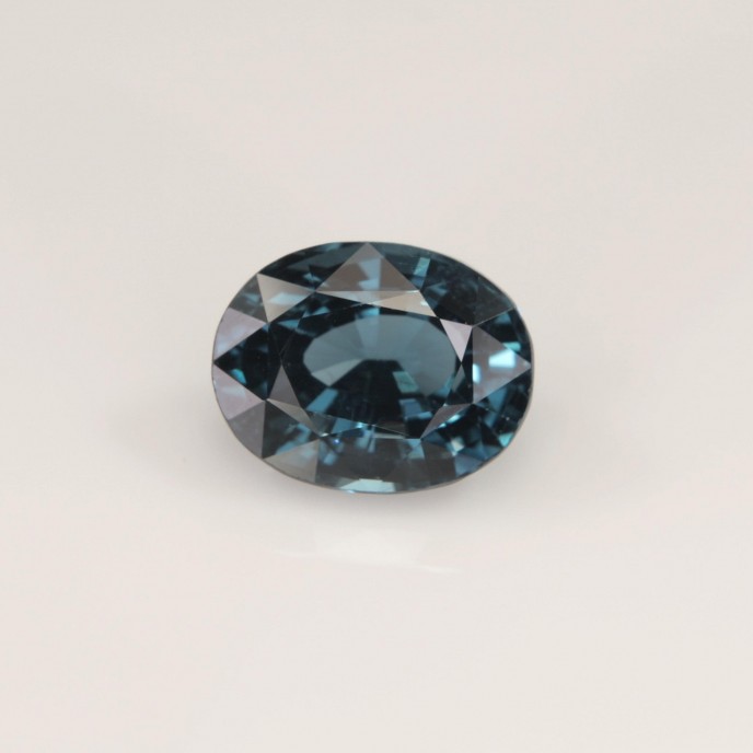 Natural Spinel 2 Carats Blue Oval 8x6 mm Loose Gemstone - Image 1