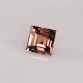 Natural Pink Tourmaline 1.22 Carats Imperial Pink Square  6x6 mm Loose Gemstone - Image 2