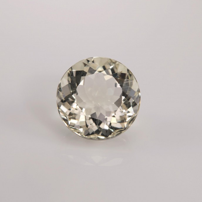 Natural Beryl 2.86 Carats Baby Yellow Round 9x6 mm Loose Gemstone - Image 2