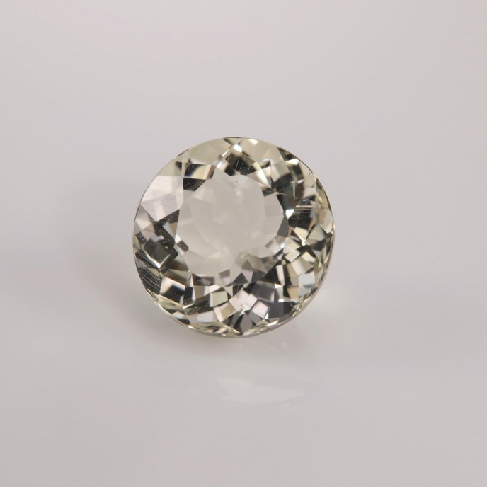 Natural Beryl 2.86 Carats Baby Yellow Round 9x6 mm Loose Gemstone - Image 1