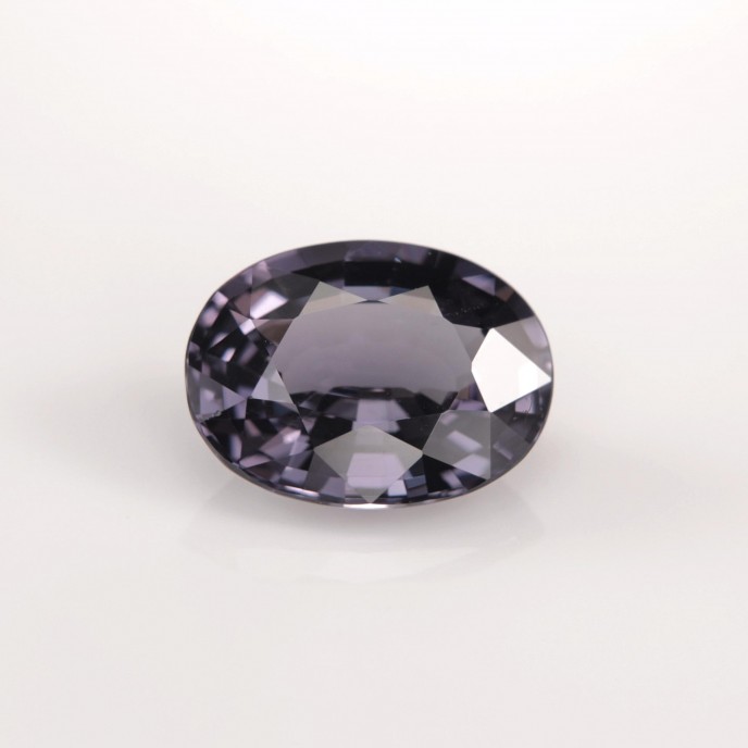 Natural Spinel 2.86 Carats Intense Purple Oval 10x8 mm Loose Gemstone - Image 1