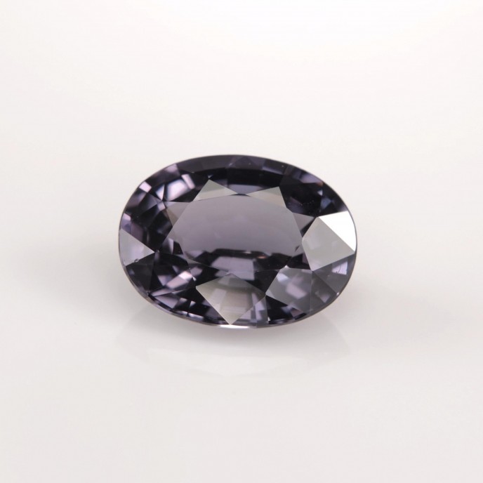 Natural Spinel 2.86 Carats Intense Purple Oval 10x8 mm Loose Gemstone - Image 2