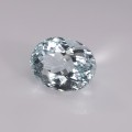 Natural Aquamarine 11.42 Carats Ice Blue Oval 16x12 mm Loose Gemstone - Image 2