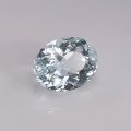 Natural Aquamarine 11.42 Carats Ice Blue Oval 16x12 mm Loose Gemstone - Image 5