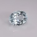 Natural Aquamarine 11.42 Carats Ice Blue Oval 16x12 mm Loose Gemstone - Image 6