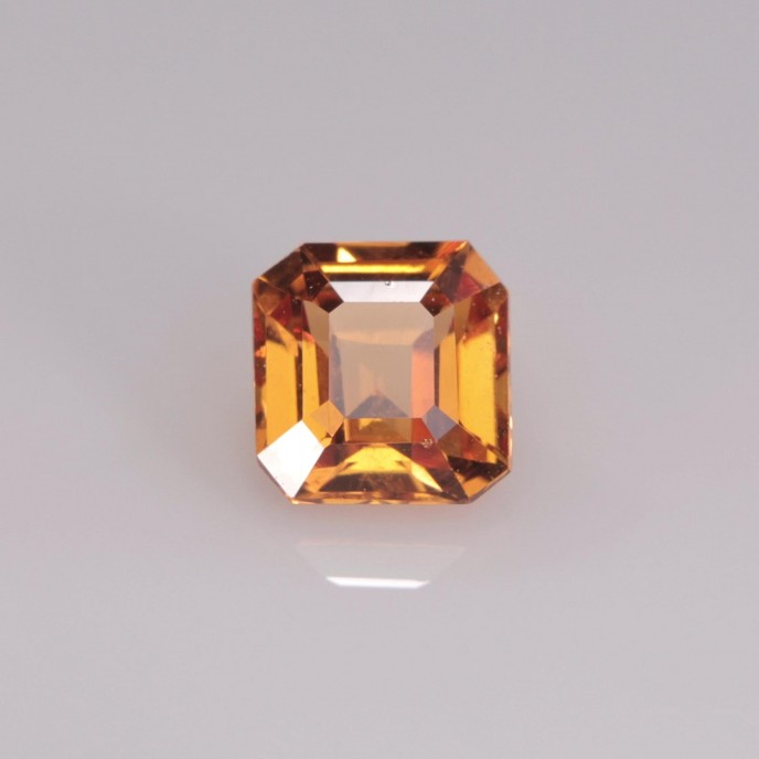 Natural Spessartite Garnet 0.71 Carats Fanta Orange Octagon 5x3 mm Loose Gemstone - Image 1
