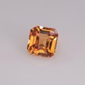 Natural Spessartite Garnet 0.71 Carats Fanta Orange Octagon 5x3 mm Loose Gemstone - Image 3
