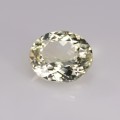 Natural Sillimanite 5.31 Carats Light Pastel Yellow Oval 12x10 mm Loose Gemstone - Image 1