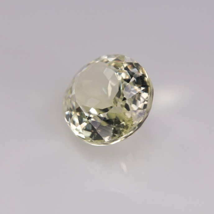 Natural Sillimanite 5.31 Carats Light Pastel Yellow Oval 12x10 mm Loose Gemstone - Image 3