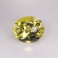 Natural Lemon Quartz 57.08 Carats Canary Yellow Oval 26x22 mm Loose Gemstone - Image 7
