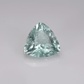 Natural Beryl 1.42 Carats Mint Green Trilliant  8x8 mm Loose Gemstone - Image 1