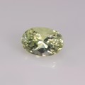 Natural Amblygonite 1.46 Carats Yellowish Green Oval 8x6 mm Loose Gemstone - Image 2