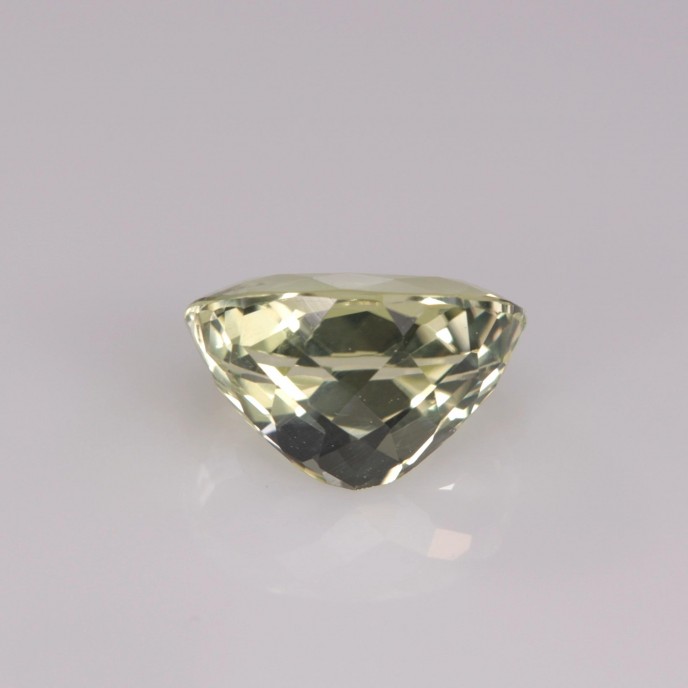 Natural Amblygonite 1.46 Carats Yellowish Green Oval 8x6 mm Loose Gemstone - Image 4