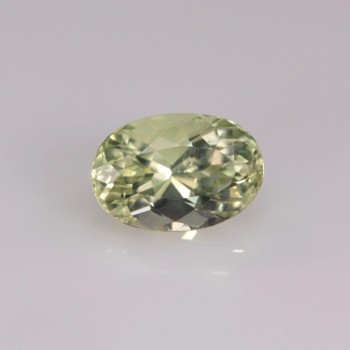 Natural Amblygonite 1.46 Carats Yellowish Green Oval 8x6 mm Loose Gemstone - Image 6