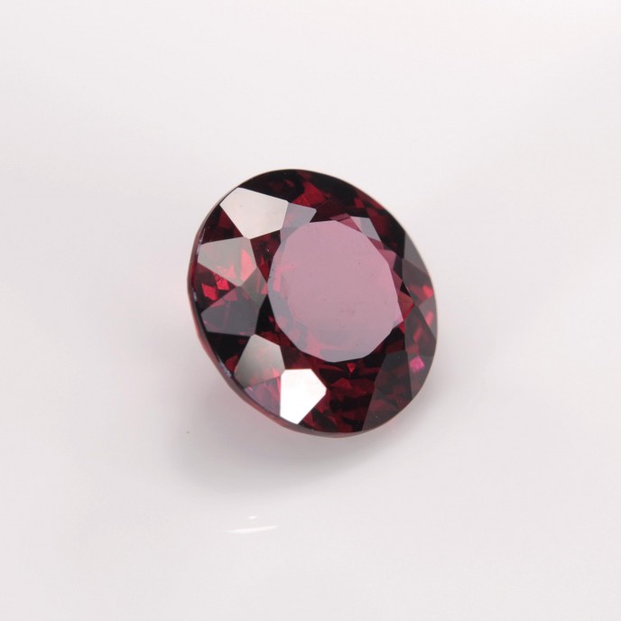 Natural Rhodolite Garnet 4.22 Carats Vivid Red Round 10x10 mm Loose Gemstone - Image 6