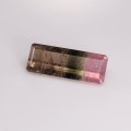 Natural Tourmaline Tri Color 31.20 Carats Multicolor Emerald 34x13 mm Loose Gemstone - Image 2