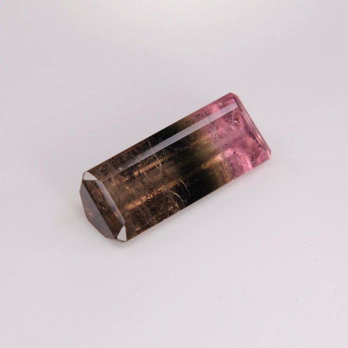 Natural Tourmaline Tri Color 31.20 Carats Multicolor Emerald 34x13 mm Loose Gemstone - Image 6