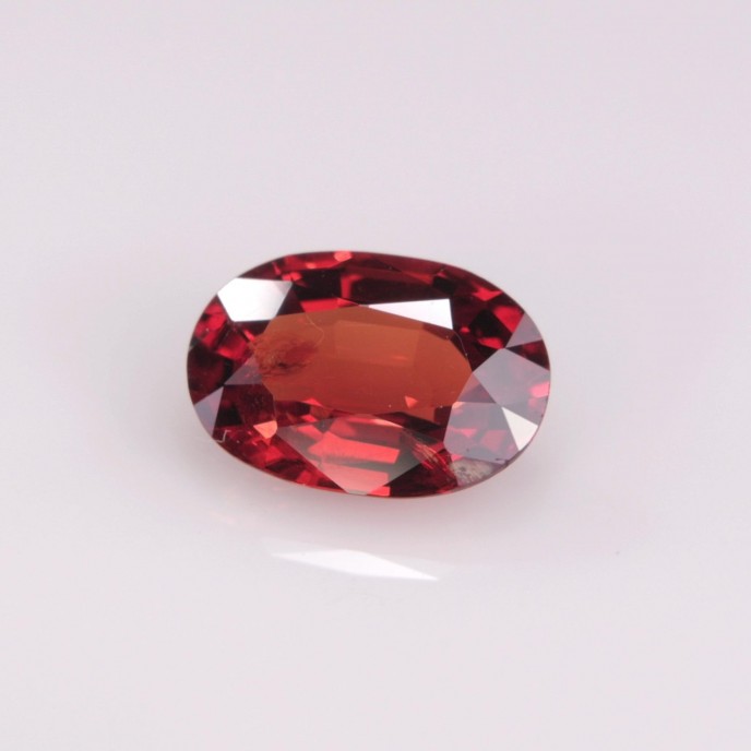 Natural Spinel 0.74 Carats Crimson Red Oval 7x5 mm Loose Gemstone - Image 3