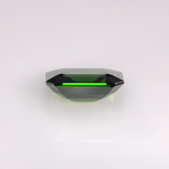 Natural Diopside Certified 2.74 Carats Intense Chrome Green Emerald 10x8 mm Loose Gemstone - Image 4