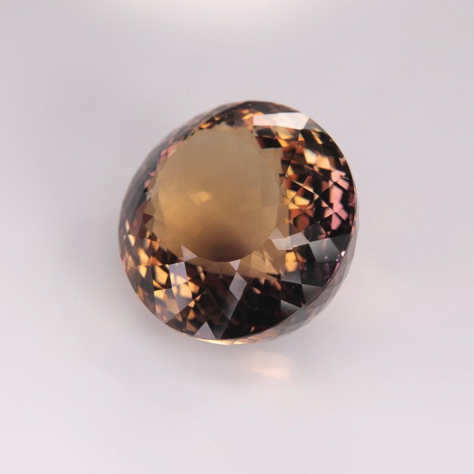 Natural Ametrine 102.51 Carats Purple Yellow Oval 33x28 mm Loose Gemstone - Image 3