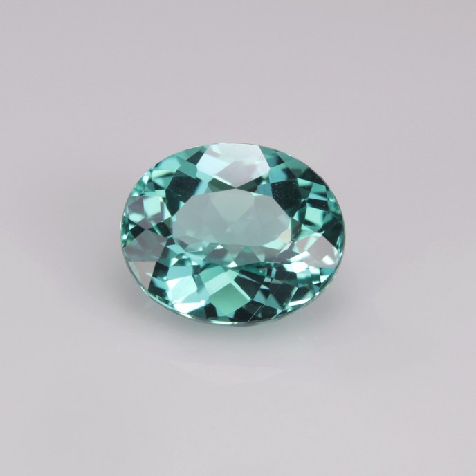 Natural Apatite 1.63 Carats Paraiba Blue Green Oval 8x7 mm Loose Gemstone - Image 7
