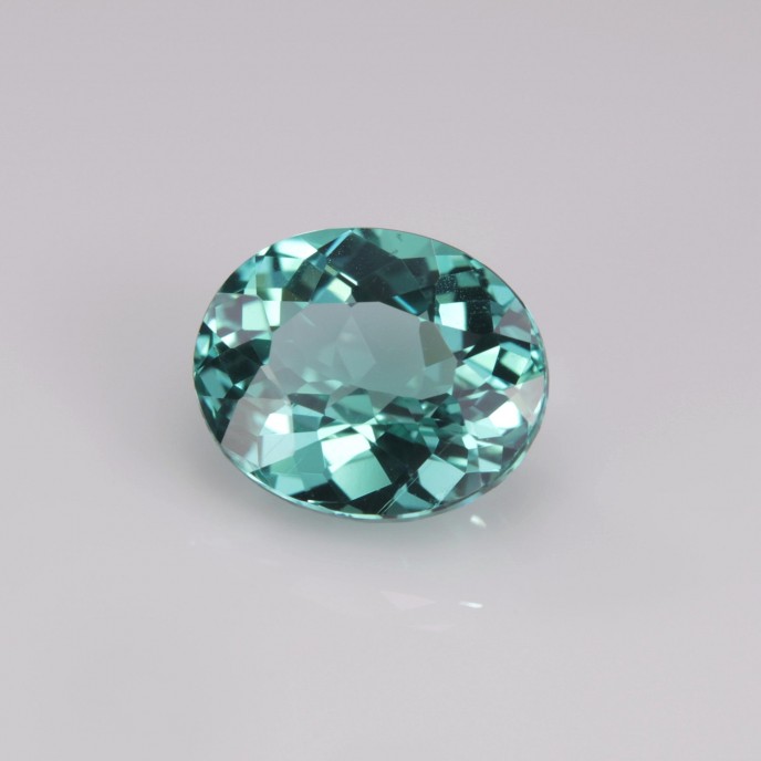 Natural Apatite 1.63 Carats Paraiba Blue Green Oval 8x7 mm Loose Gemstone - Image 2