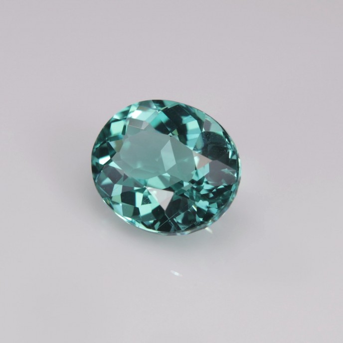 Natural Apatite 1.63 Carats Paraiba Blue Green Oval 8x7 mm Loose Gemstone - Image 3