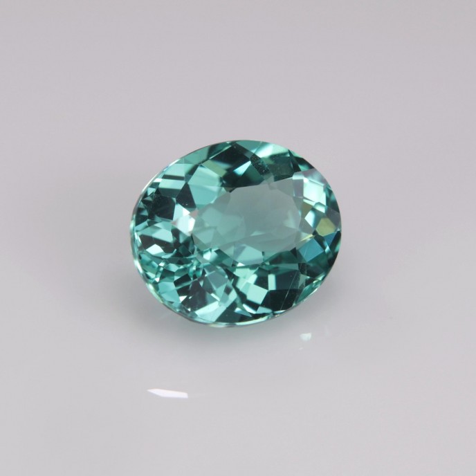 Natural Apatite 1.63 Carats Paraiba Blue Green Oval 8x7 mm Loose Gemstone - Image 6