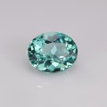 Natural Apatite 1.63 Carats Paraiba Blue Green Oval 8x7 mm Loose Gemstone - Image 1