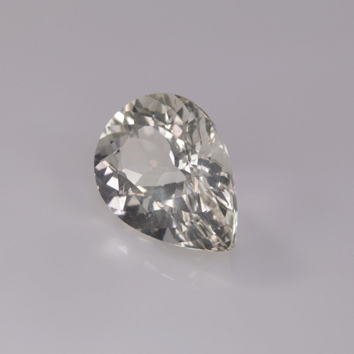 Natural Beryl 7.67 Carats Baby Yellow Pear 16x12 mm Loose Gemstone - Image 2