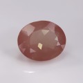 Natural Andesine 21.87 Carats Rustic Brick with Green Tint Oval 21x17 mm Loose Gemstone - Image 2