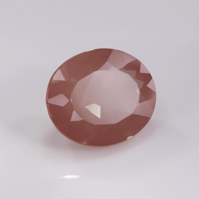 Natural Andesine 21.87 Carats Rustic Brick with Green Tint Oval 21x17 mm Loose Gemstone - Image 7