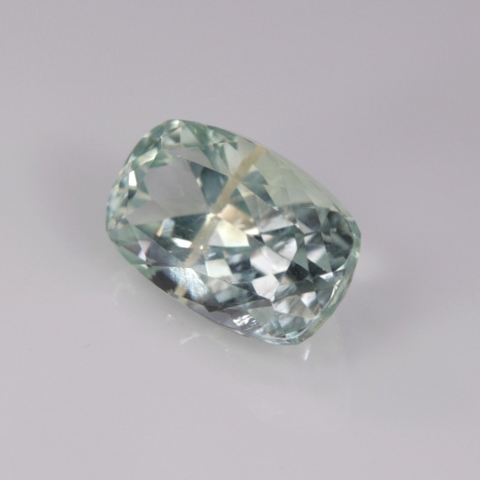 Natural Montebrasite 2.48 Carats Baby Green Cushion 10x6 mm Loose Gemstone - Image 3