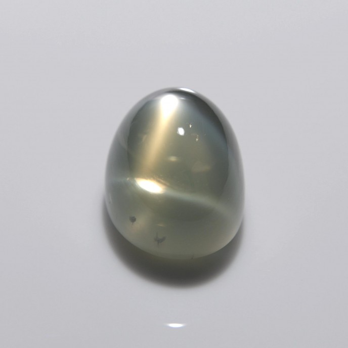 Natural Moonstone 32.36 Carats Moss Green Dome 21x15 mm Loose Gemstone - Image 7