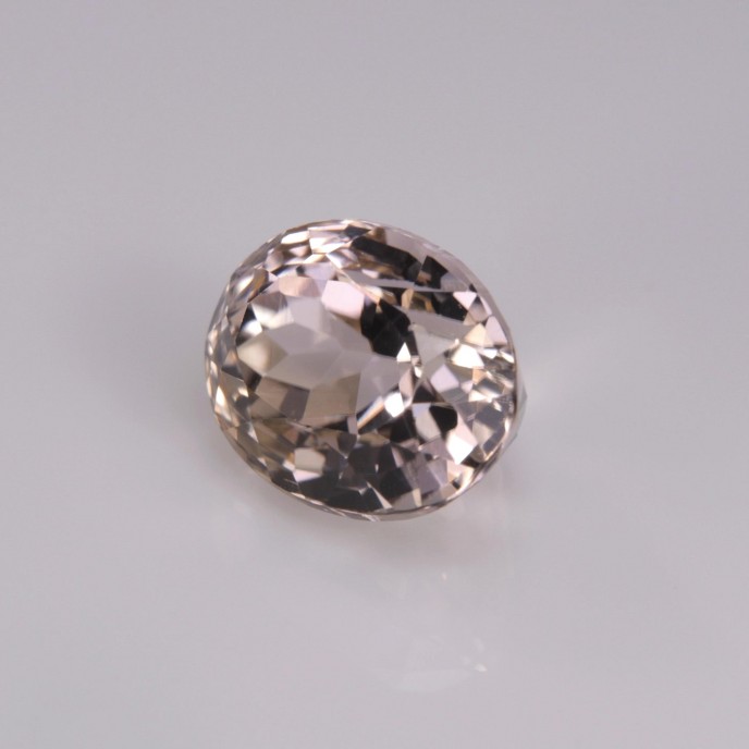 Natural Tourmaline 2.22 Carats Baby Champagne Pink Oval 8x7 mm Loose Gemstone - Image 3