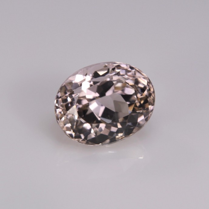 Natural Tourmaline 2.22 Carats Baby Champagne Pink Oval 8x7 mm Loose Gemstone - Image 1