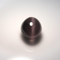 Natural Sillimanite Cat’s Eye 7.46 Carats Ash Purple Oval Cabochon 12x9 mm Loose Gemstone - Image 4
