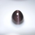 Natural Sillimanite Cat’s Eye 7.46 Carats Ash Purple Oval Cabochon 12x9 mm Loose Gemstone - Image 1