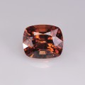Natural Zircon 3.45 Carats Imperial Orange Cushion 9x7 mm Loose Gemstone - Image 5