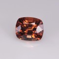 Natural Zircon 3.45 Carats Imperial Orange Cushion 9x7 mm Loose Gemstone - Image 2
