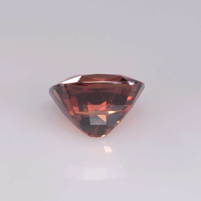 Natural Zircon 3.45 Carats Imperial Orange Cushion 9x7 mm Loose Gemstone - Image 4
