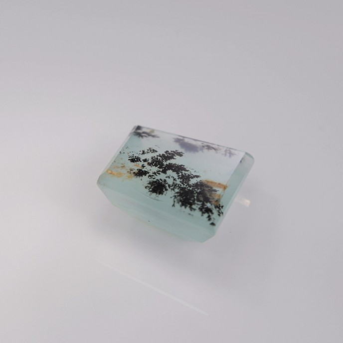 Natural Opal 3.73 Carats Aqua Blue Fancy  16x14 mm Loose Gemstone - Image 6