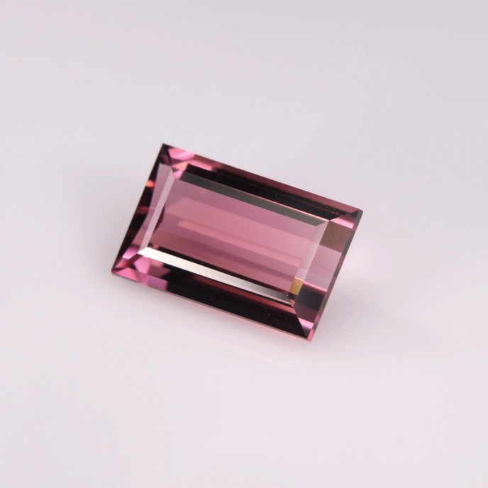 Natural Tourmaline 1.41 Carats Sweet Pink Baguette 8x5 mm Loose Gemstone - Image 3