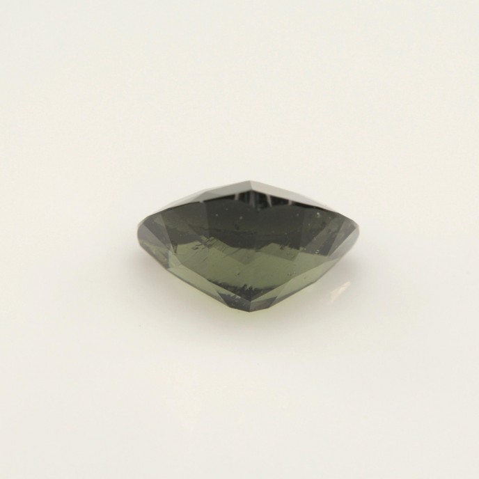 Natural Moldavite 2.39 Carats Moss Green Trilliant  10x10 mm Loose Gemstone - Image 4